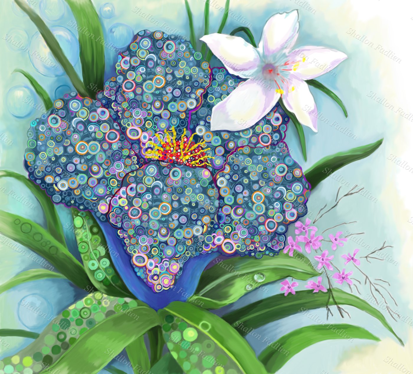 Circular Flowers by Shallon Fadlien, 2023