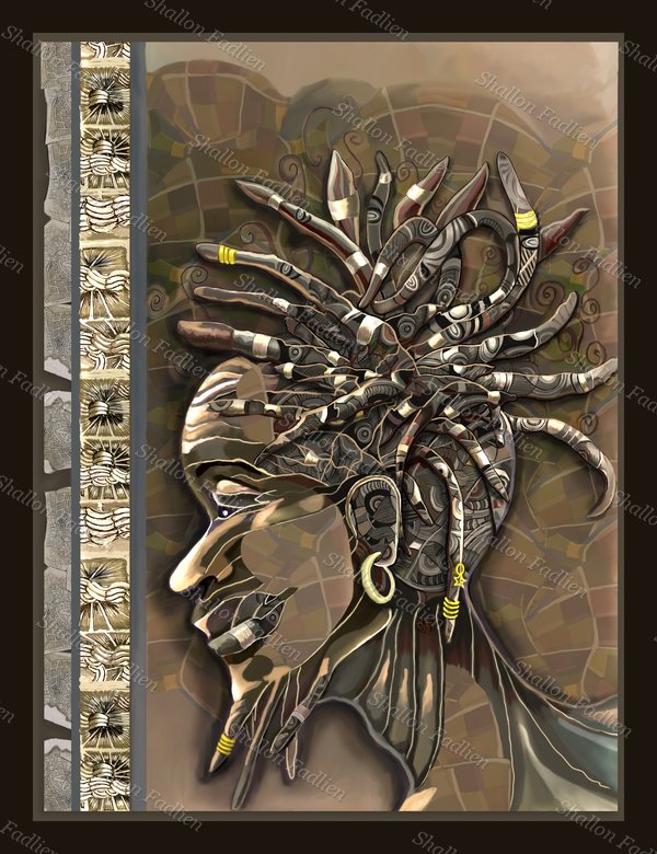 Prepping for Life in Colour — acrylic on canvas by Shallon Fadlien, 2026