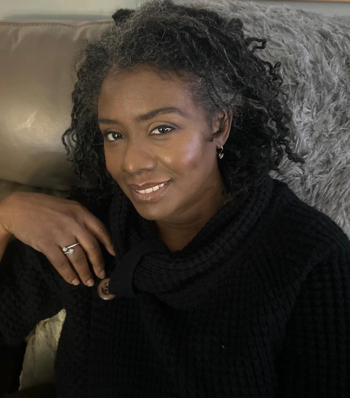 Portrait of Shallon Fadlien — Saint Lucian painter, Oshawa studio